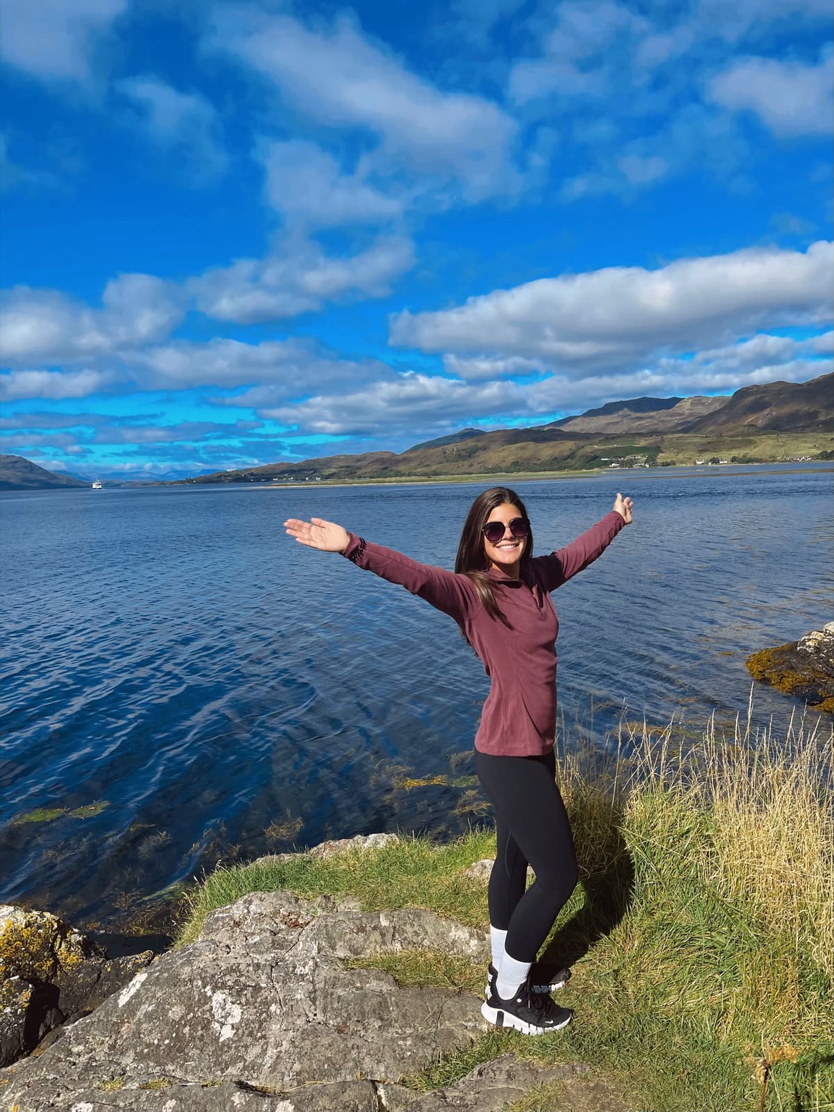Casey Forbes in the Scottish Highlands, global talent expert on best practices for remote team building.